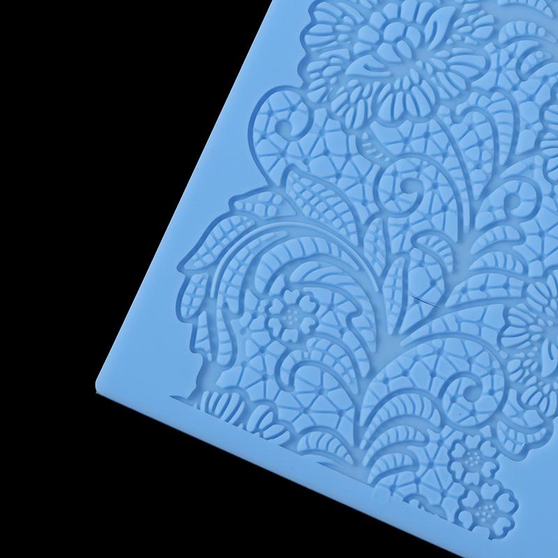1Pc 40Cm Flower Lace Mold Cake Border Decoration Tools Fondant Cake 3D Mold