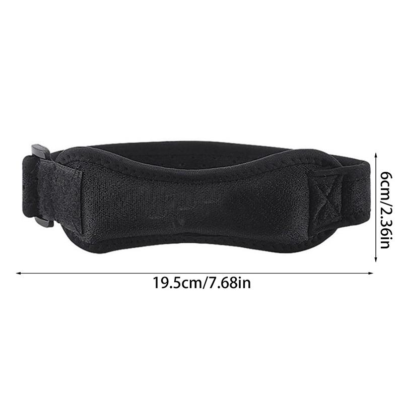 Adjustable Eva Soft Pad Knee Strap Patella Tendon Protector Running Cycling Gym Sports Knee Support Compression Wrap Unisex Pain