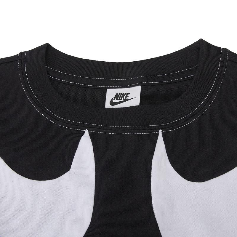 (WMNS) Nike AS W Nike Sportswear SWSH GX MOD CROP SS T Black Women's DD5591-010