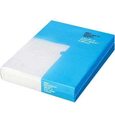 LOHACO Klarsichthülle A4 1 Pack Standard-Mappe Original Büro Dokument (ASKUL) (100 Blatt) 0,2 mm [Produkt]