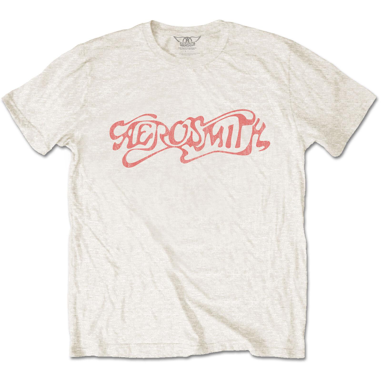 

Aerosmith Unisex T-Shirt Mens Womens Tees Top: Classic Logo XL