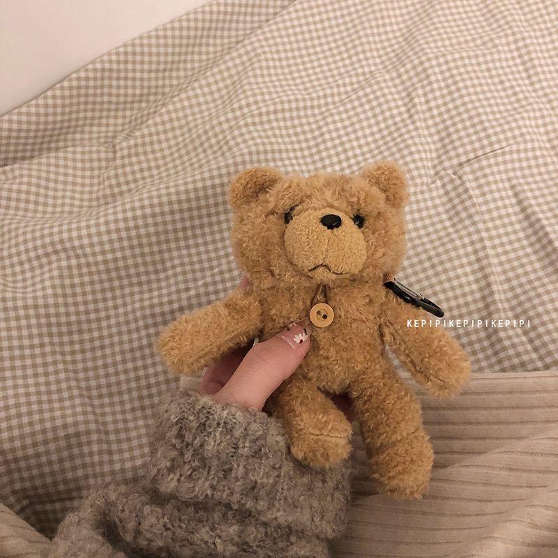 

Медведь Подходящий Защитный Чехол для AirPods Apple Pro Беспроводной Чехол для Наушников 3 Поколение 2 Поколение Чехол для Наушников Airpods4 Мягкий Чехол Pro2 Bluetooth Brown airpod pro