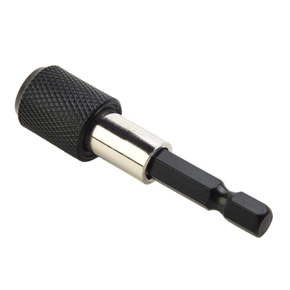 2pcs Hex Shank 60mm Keyless Drill Chuck Driver Quick Change Convertor Adapter