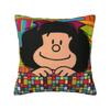 Quino Comic Cartoon Mafalda Throw Pillow Case Cm Home Decoration Cushion Cover Polyester Pillowcase Doublesided Printing