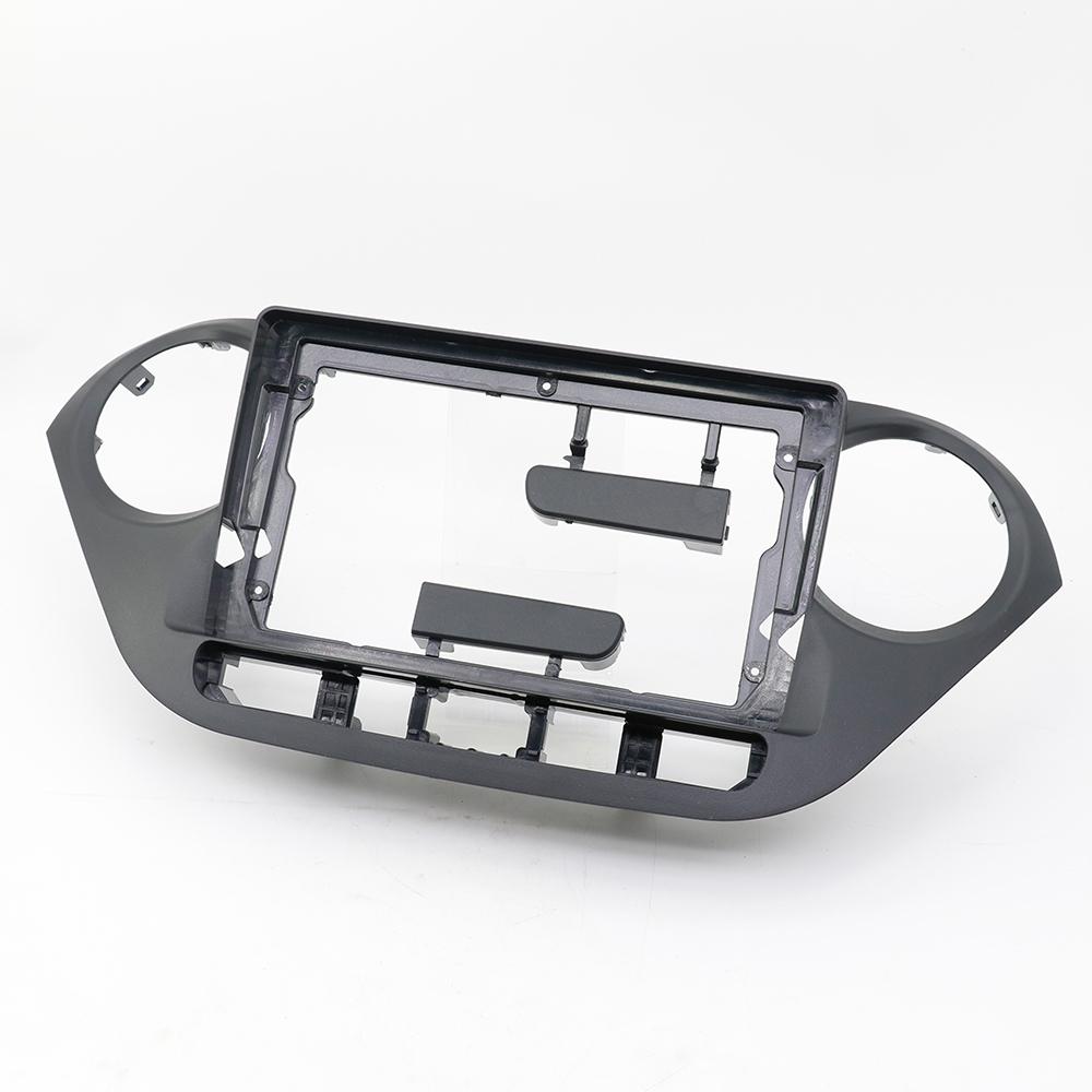 2 Din 9 Inch Car Radio Installation Plastic Fascia Panel Frame and Cable for HYUNDAI I10 2014~2017 Dash Mount Kit