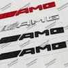 3D ABS Black Logo AMG Emblem Letters Car Trunk Badge For Mercedes Benz W204 W205 W176 W177 W212 W213 AMG Sticker Accessories