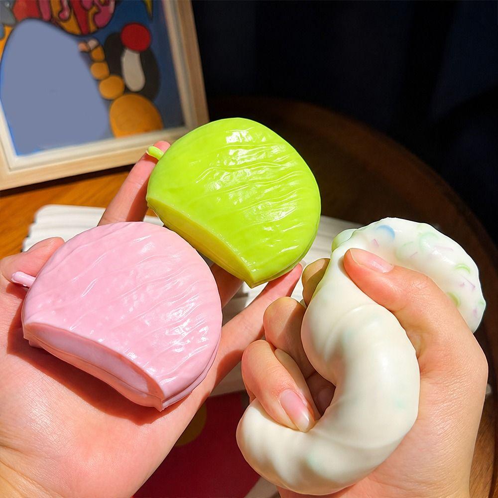 Slow Rebound Cake Squeeze Toy Soft Stress Squeeze Toy Gifts Fidget Squeeze Toy Home Use