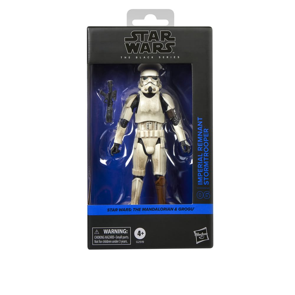 Hasbro STAR WARS Black Series Star The Mandalorian and Glogo Imperial Remnant Stormtrooper Deluxe Collection 15cm Action Figure G2519 Wars