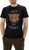 JUST Cavalli S01GC0419 Mens T Shirt Tiger Print Short Sleeve Cotton Tee