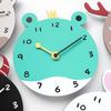 Wozoom Cartoon Silent Wall Clock - Creative, Cute Art for Bedroom Decor