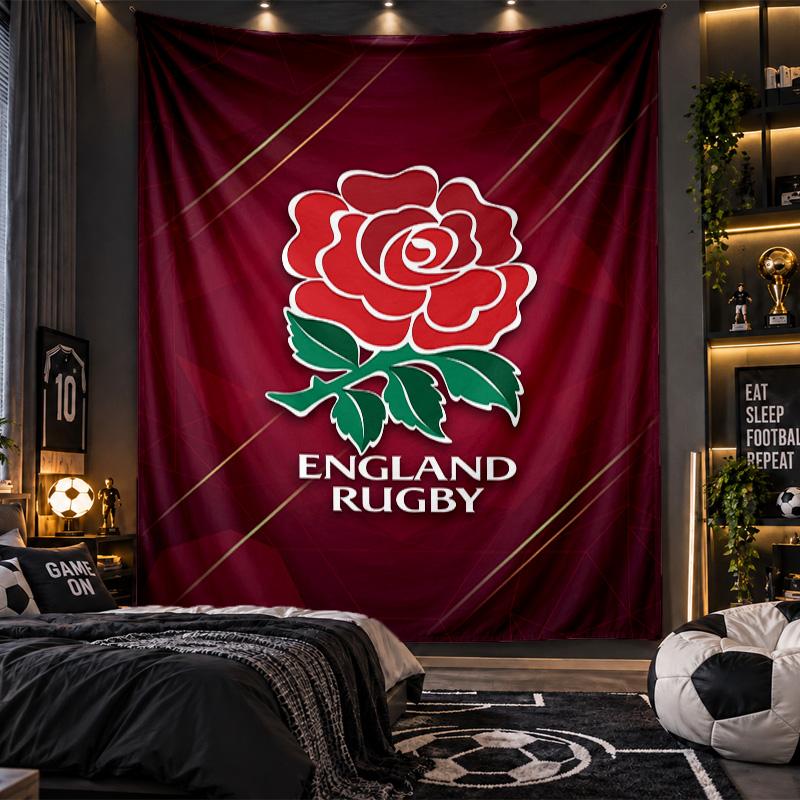 Wall Hanging Tapestry England Rugby Print Cloth for Living Room Bedroom Home Decor