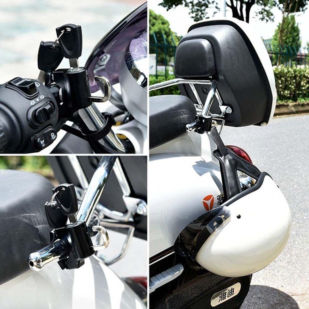 Security Motorbike Anti-theft Helmet Hook Motorcycle Handlebar Lock Helmet Lock