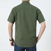 Camicia estiva casual a maniche corte Tide Big Yards Camicia militare da uomo ampia e sottile da uomo, comoda e resistente