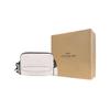 New COACH Charter Cow Leather Shoulder Bag, Crossbody Bag Women's Chalk White C2609-CHK