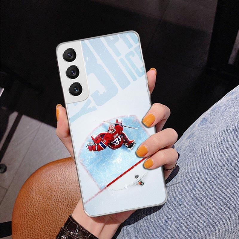 Ice Hockey Rink Sport Phone Case For Samsung Galaxy S24 S25 Edge S26 Ultra S23 S22 S21 Plus S20 FE + Personalized Print Cover Ga