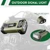 Set Casco Tattico Casco Protettivo Regolabile FAST con Cuffie Luce Sopravvivenza Modello NVG Luce Segnalazione per CS Airsoft Cosplay