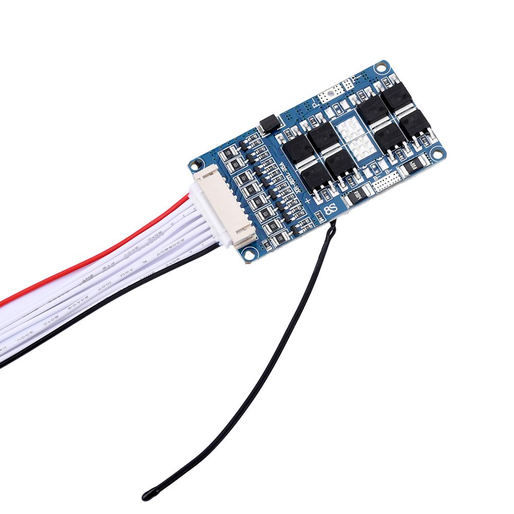LiFePo4 Battery BMS 8S 24V 15A/20A/25A Same Port Balanced Charge Board Equalizer with NTC Temp Protection For Electric Tools