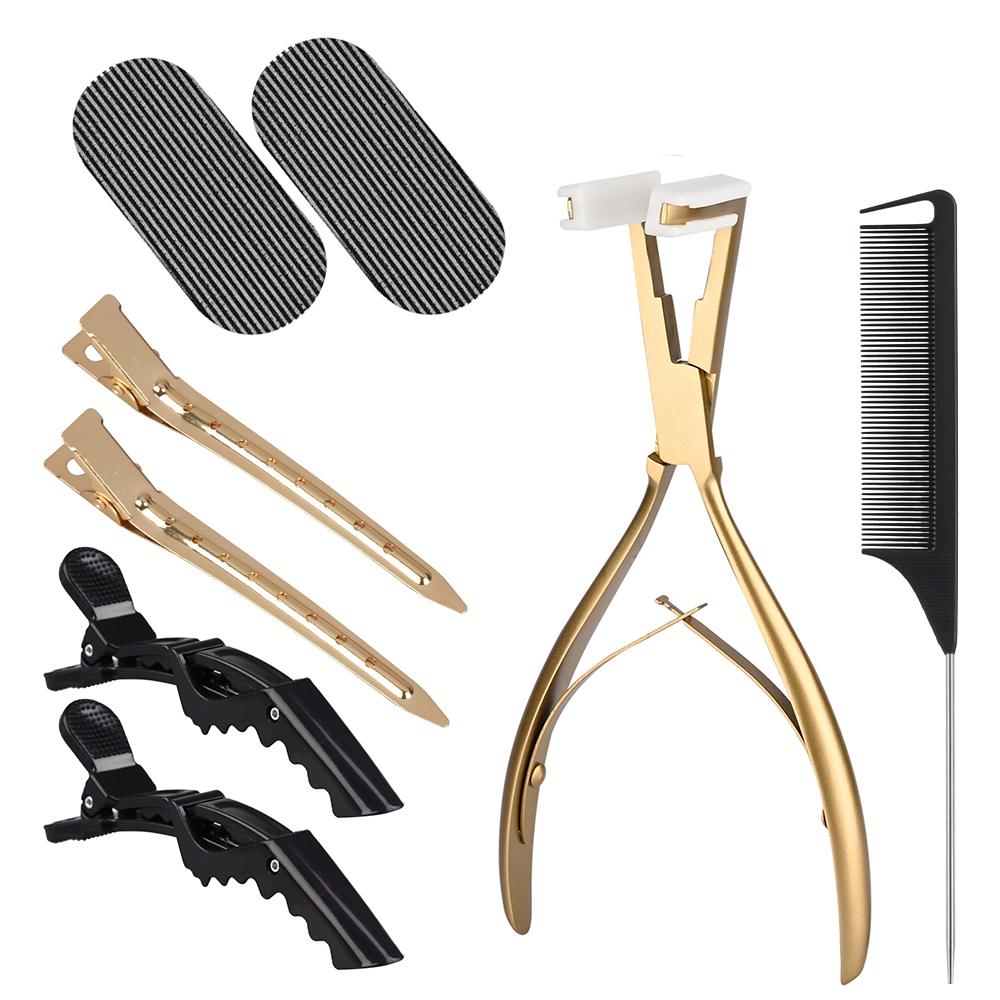 

Плоскогубцы из нержавеющей стали для наращивания волос, парикмахерская заколка для волос, зажимы типа «крокодил», кератиновые инструменты для наращивания волос