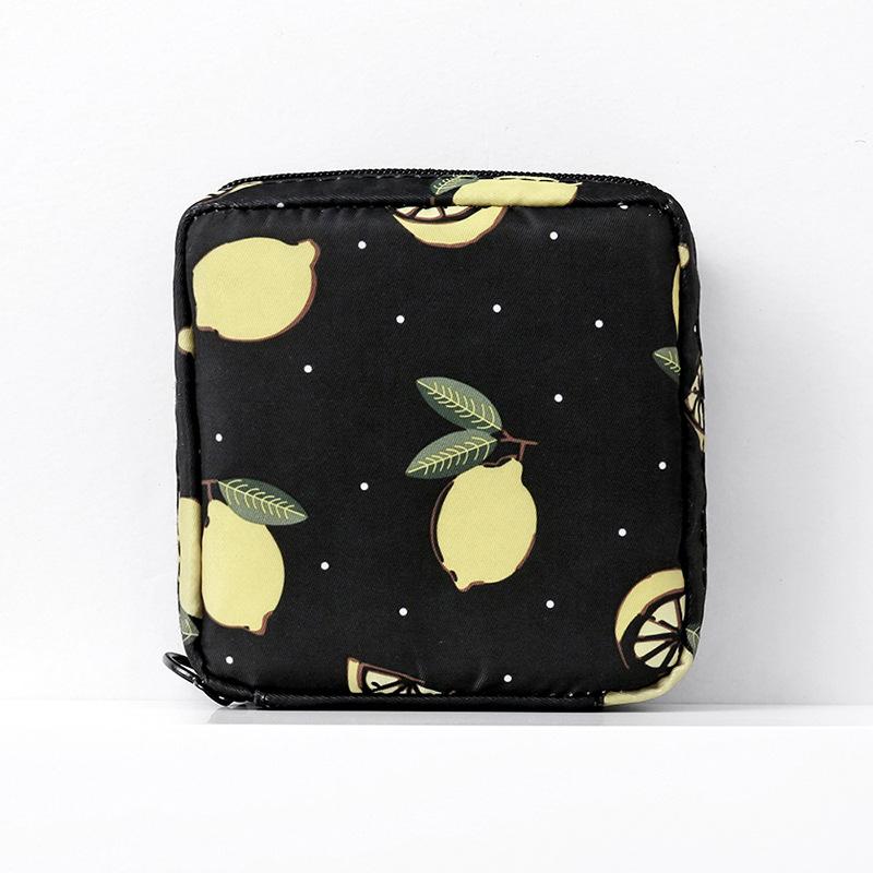 Mini-Damenbinden, Reise-Kopfhörer-Münzen-Aufbewahrungstasche, Beutel, Ausweis, Kreditkartenhalter, Kawai Cartoon, Kosmetik-Kulturbeutel, Organizer-Tasche
