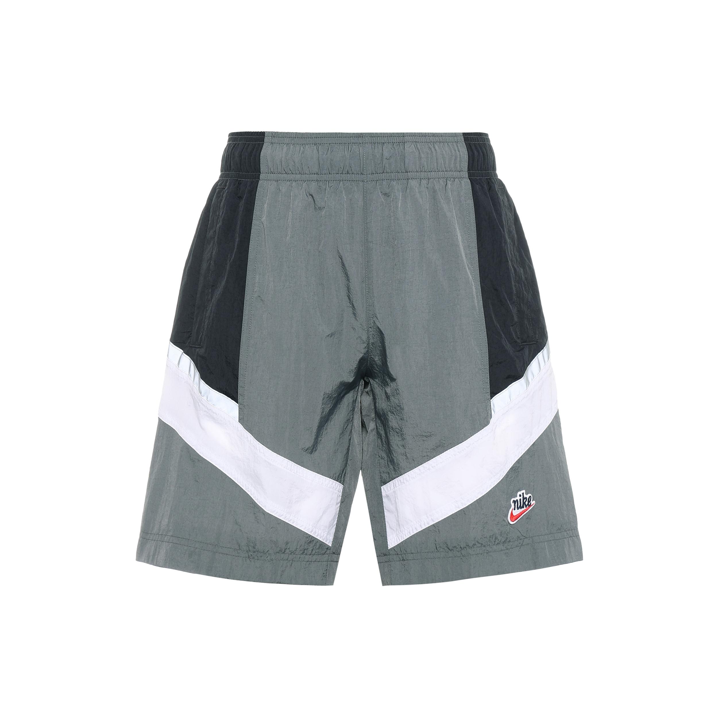 

New Nike Casual Shorts Men Iron Gray/Black/White CU4437-068 M