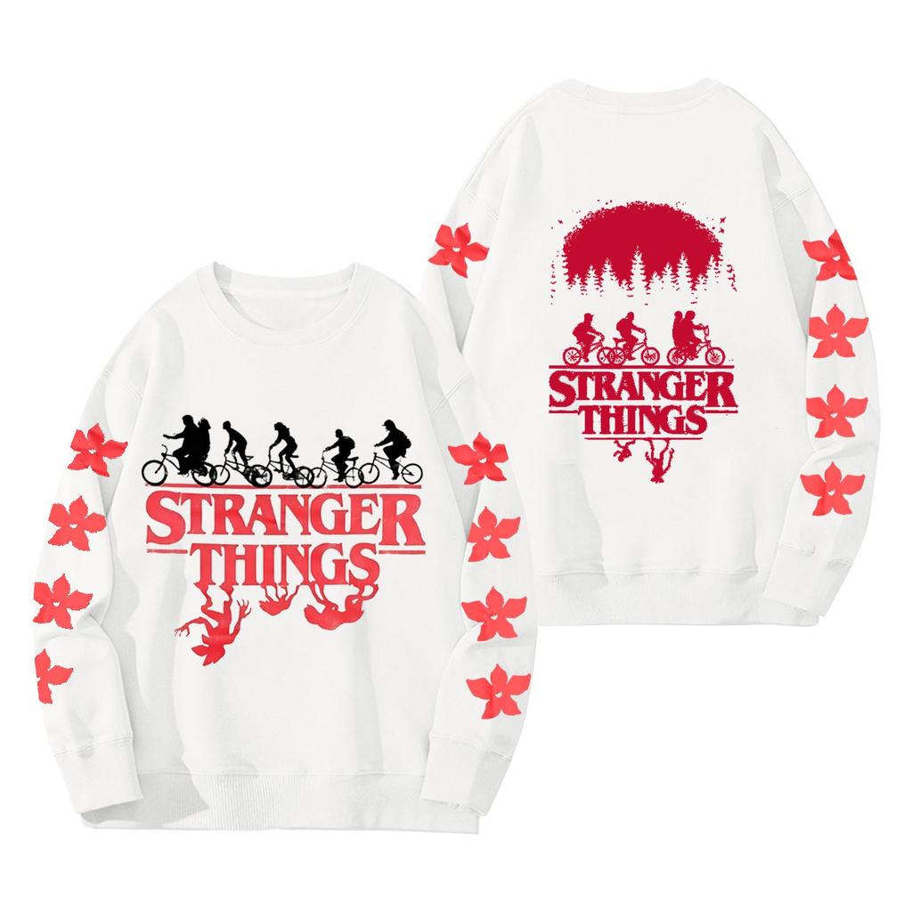 Damen Modisches Und Lässiges Langarm Rundhals Bedrucktes Sweatshirt