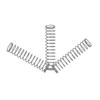 3PCS Silver Piston Valve Spring Metal Trumpet Piston Spring  Trumpet Maintenance
