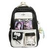 The New Schoolbag Is High-value, Fresh, Sweet and Transparent, and the Lightweight Travel Backpack for Junior High School Students.