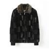 Men's Winter Golden Imitation Mink Fur Coat
