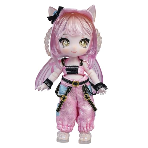 

Лялька BJD ICY Fortune Days 13 см - Ляльковий набір в стилі аніме, Ідеально підходить для подарунків, прикрас, вправ для DIY та колекцій, Лялька для дівчинки 8+