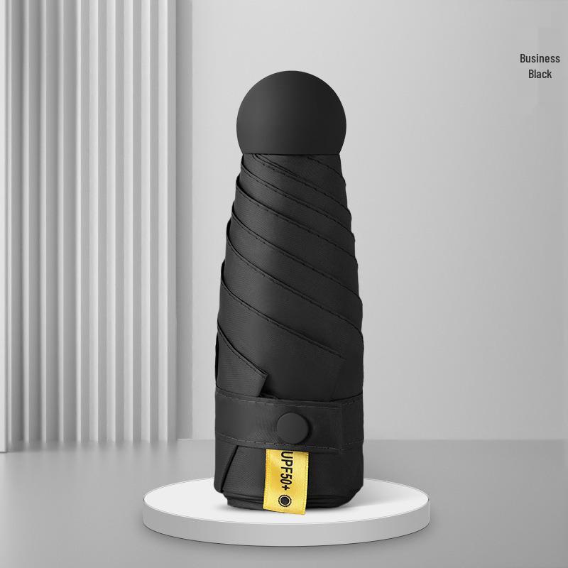 50% Reducere Umbrelă Mini Ultralight de Soare pentru Femei - Compactă, Portabilă, Design Capsulă Pliabilă