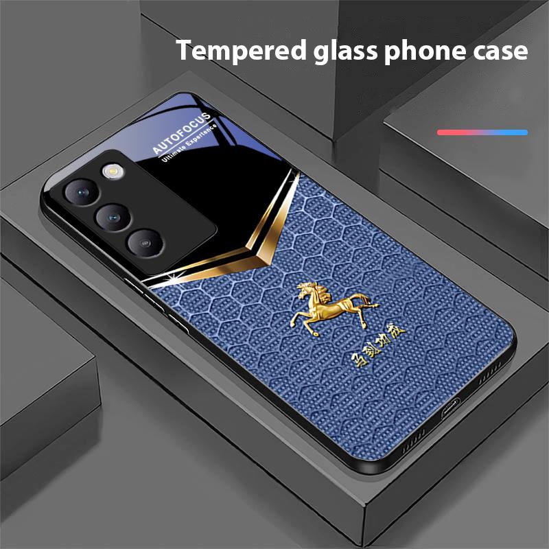 Stup de Albine Cal Pentru Y72 33S 11 03 36 96 Lite 35 16 Iqoo 12 V40 SE 5G 29 40 21 30 X80 Pro Vivo Carcasă de Telefon din Sticlă Călită Neagră