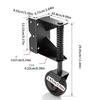 Adjustable Spring Gate Support Wheel Fence Door Roller Slider Spring Loaded Gate Caster Door Hardware Easy To Install