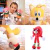 Adorable 28cm Sonic The Hedgehog Shadow Amy Rose Knuckle Tail Plush Toy For All Ages