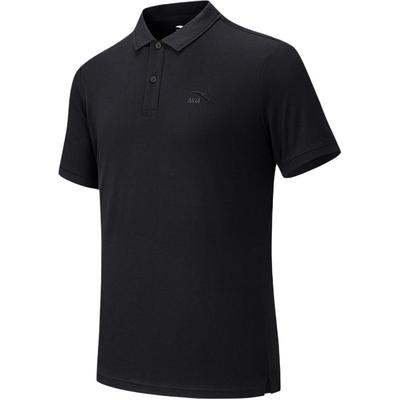Simple Pullover Solid Color Comfortable Short Sleeve Polo Shirt Men Tops 152628116-7