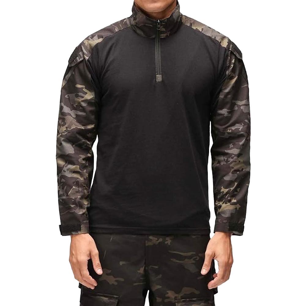 Viper Mens Special Ops Quarter Zip Long-Sleeved T-Shirt