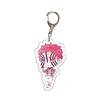 Acrylic Anime Keychain Kamado Tanjiro Nezuko Agatsuma Zenitsu Student Bag Charm Pendant Cosplay Accessories Gift