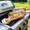 Nerezový grilovací košík, otočný BBQ s drevenou rukoväťou, rotujúca klietka na grilovanie zeleniny, kempingové pikniky, priestorovo úsporný skladací dizajn