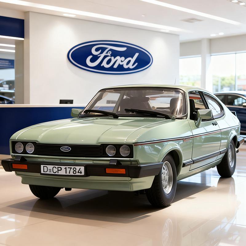 Ббураго 1:24 Форд Капри 1982 Литой Автомобиль из Сплава и Игрушечные Транспортные Средства Модель Автомобиля Миниатюрная Модель Автомобиля Для Детей зелёный