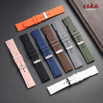 Snabbspänne Gummi Klockarmband 20mm 22mm för Rolex för Seiko Armband Silikon Sport Vattentät Universell Smartklocka Armband