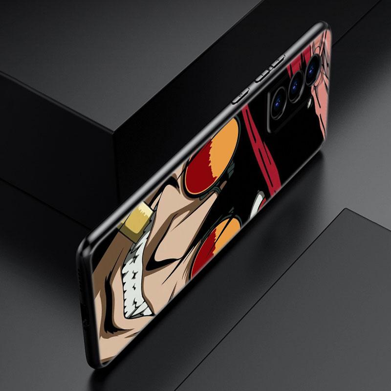 Anime Hellsing Black Silicone Phone Case For Samsung Galaxy S23 S21 S20 FE S24 S22 Ultra S10E S10 S9 S8 Plus