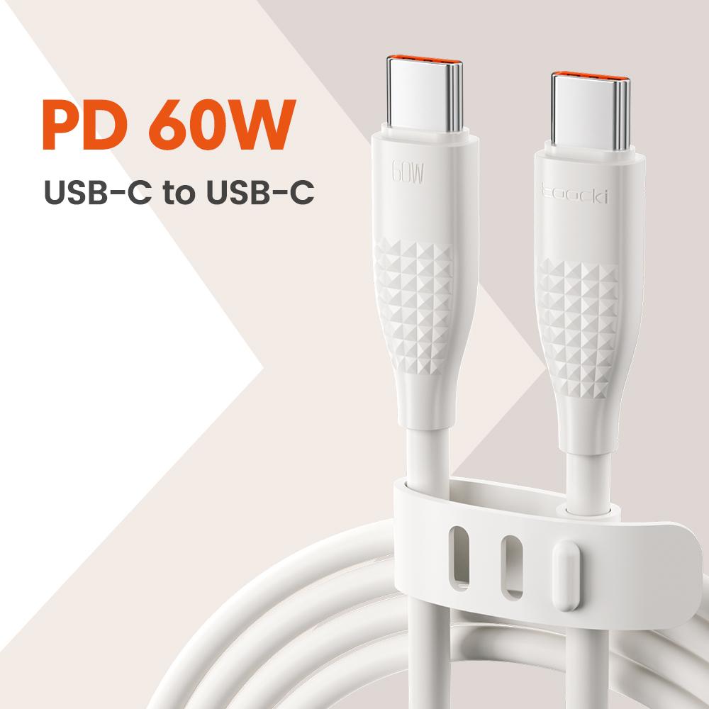 

Toocki 100W USB C To Type C Cable Fast Charging Charger Cable Data Cord For iPhone 15 Macbook Huawei Xiaomi POCO Samsung Cable 2m