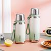 Large-Capacity Thermos Cup for Women, High Aesthetic Value, 2025 New Model, Portable Tea Brewing Cup for Male Students, 316 Stainless Steel Water Cup