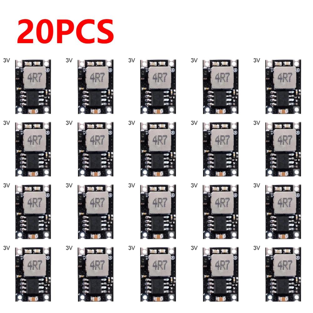 100-10PC DC-DC Constant Current Driver Adjustable Buck Power Module 5V-30V To 3.3V 5V 9V 12V for Car Motorcycle Battery Charging