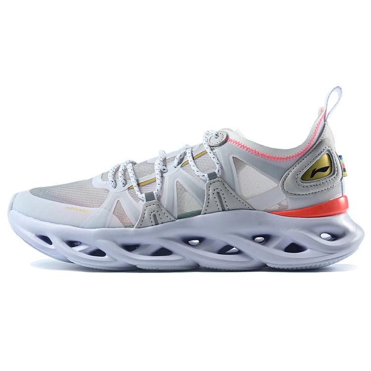 Li Ning Li Ning Arc Comfortable Cushioning Abrasion Resistant Slip Resistant Low Top Running Shoes Men's Gray ARHQ043-5