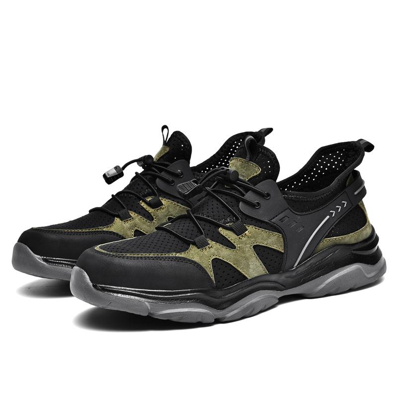 Mens Fashion Breathable Anti Slip and Odor Proof Leisure Fashion Wear Resistant and Comfortable Versatile Hiking Sneakers