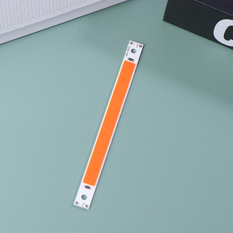 120X10Mm 3V 5V Led Bulb Cob Strip Chip On Board Warm Cold White Blue Red Green 5W Led Lights For Cob Work Lamps Decoration Light