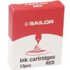 Sailor Fountain Pen Gentle Red Cartridge Ink 13-0402-130