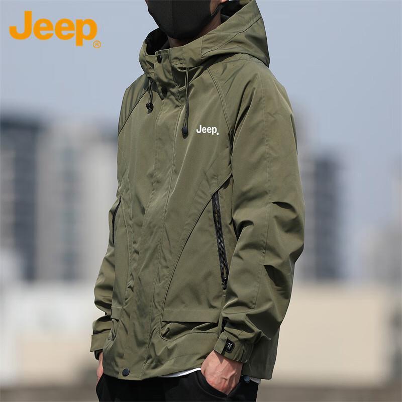 Jeep Men's Casual Outdoor Workwear Jacket