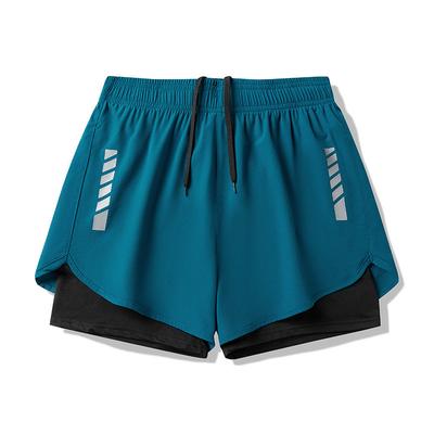 Track and Field Shorts, Men's and Women's Thin Quick Drying Cropped Pants, Summer Vacation, Two Pieces of Running and Fitness Pants