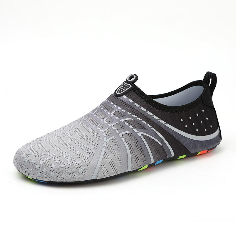 Beach creek shoes men's and women's wading shoes fishing shoes yoga fitness breathability gradual change color floor socks large size